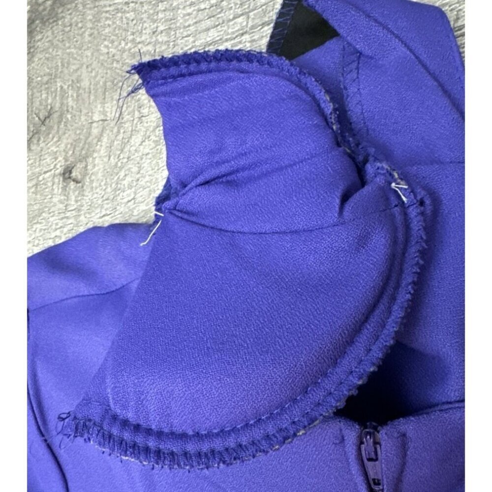 Vintage Betsys Things Dress‎ Womens 10 Purple Long Pleated Modest 90s Retro NEW - Picture 15 of 15